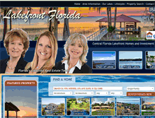 Tablet Screenshot of lakefrontflorida.com